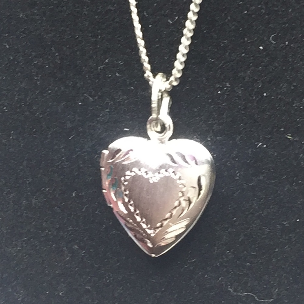 Beau B Sterling Heart Locket